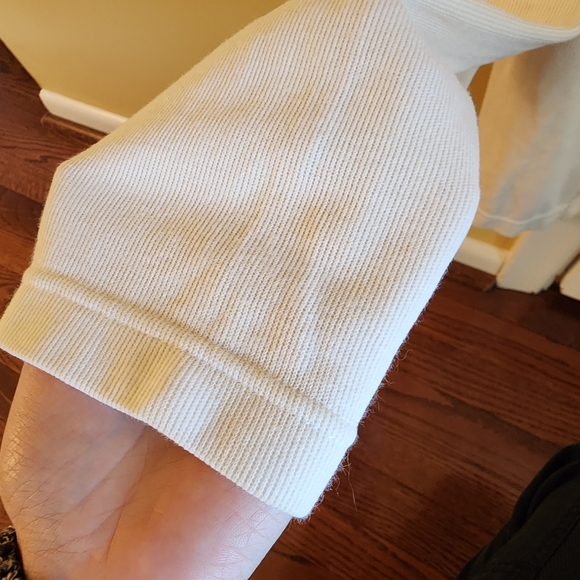 Cotton Vintage white blazer 90s - Picture 4 of 7